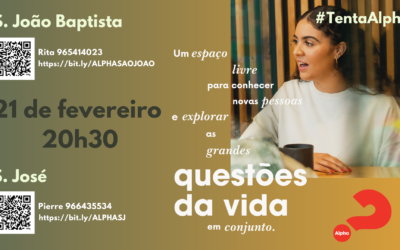 Novos Percursos Alpha Começam a 21 de Fevereiro