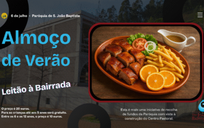 Almoço de Verão em S. João Baptista a 6 de julho