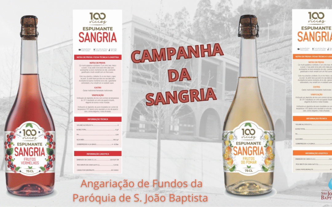 Campanha da Sangria Angariação de Fundos da Paróquia de S. João Batista.