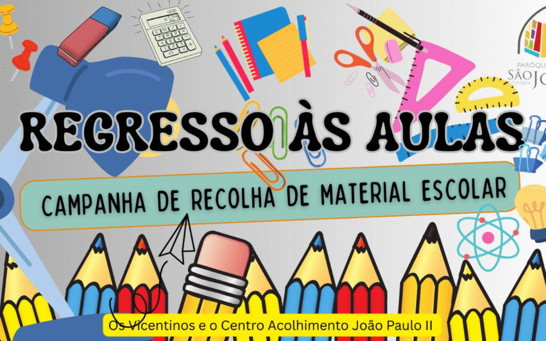 Campanha de recolha de material escolar em S. José