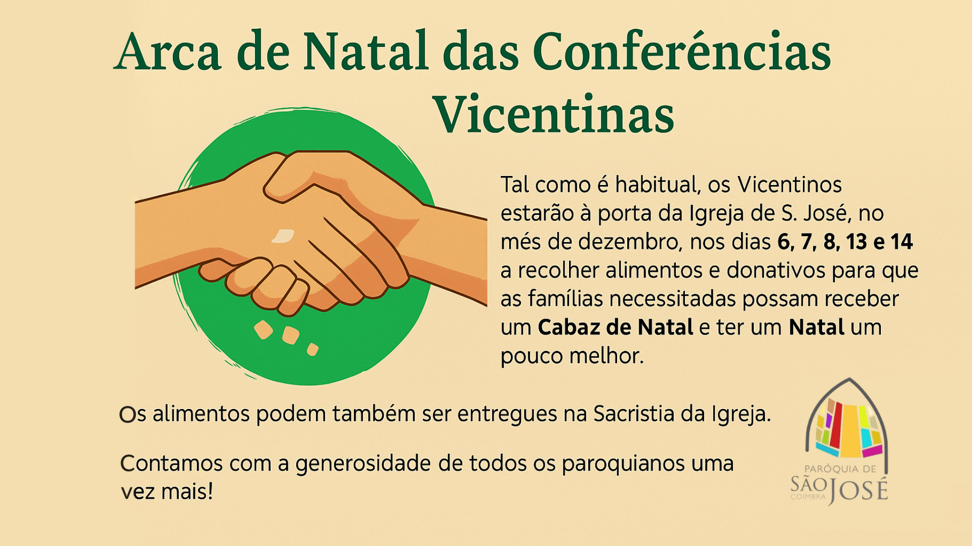 Arca de Natal das Conferências Vicentinas