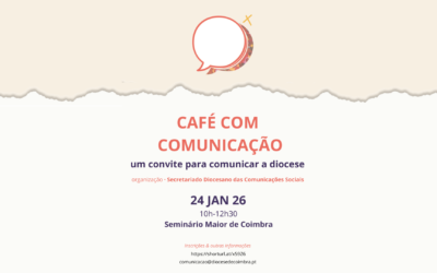 Café Com Comunicação no Seminário Maior de Coimbra a 24 de janeiro